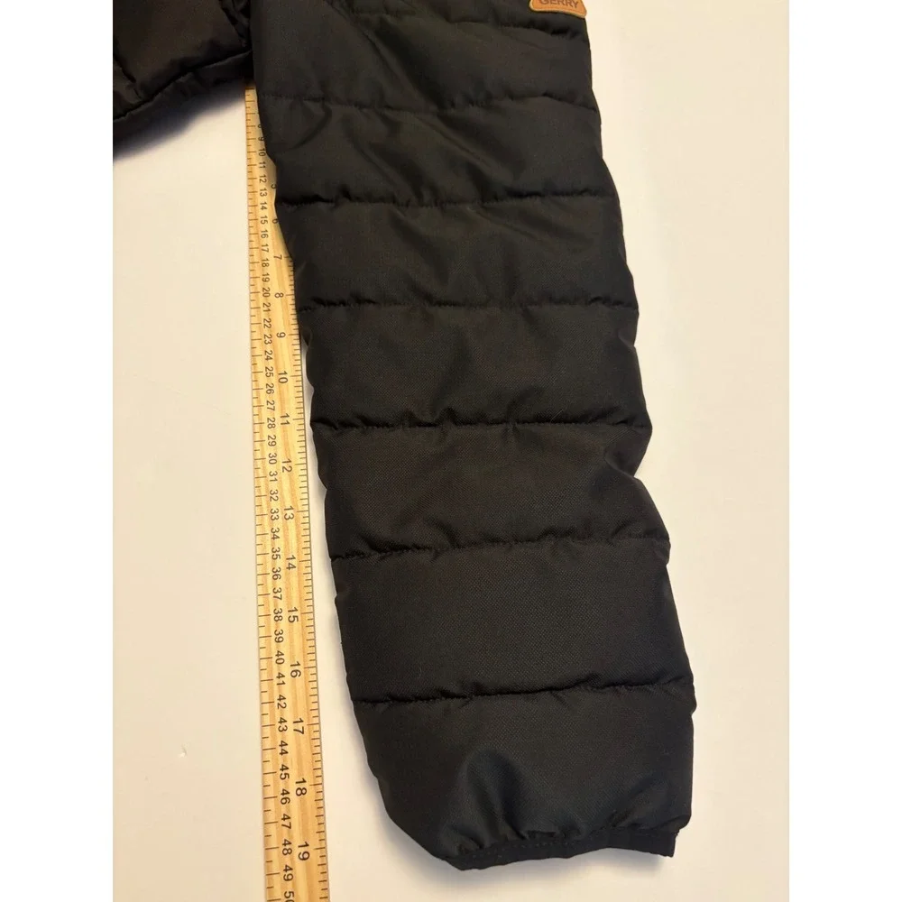 Gerry Puffer Jacket Mens XL Black Quilted Full Zip Insulated Outdoor Coat